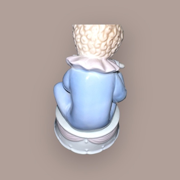 Vintage Musical Paul Sebastian Porcelain Clown Playing Flute - Picture 7 of 14